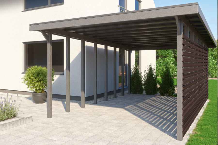 Carports and Roofs - Komposittrall och WPC-golv
