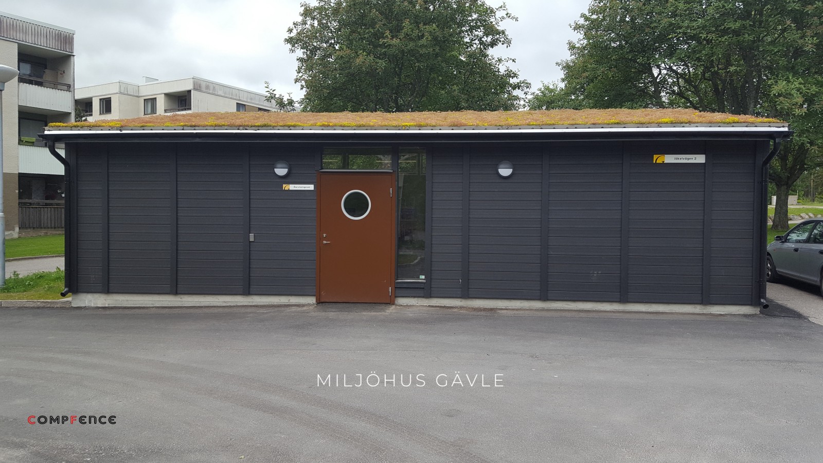 Gävle Project - Installerat sophus och källsorteringshus